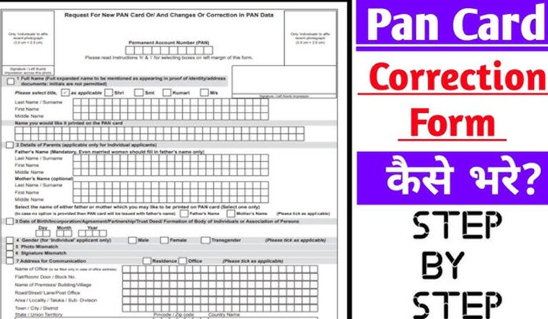 PAN Correction Application